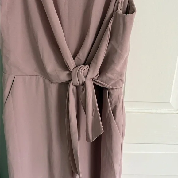 NWT Lulu's On Track Mauve Pink Purple Sleeveless Midi Jumpsuit Size Small - Picture 2 of 6